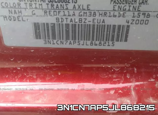 3N1CN7AP5JL868215 фото 10