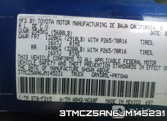 3TMCZ5AN6JM145231 фото 10