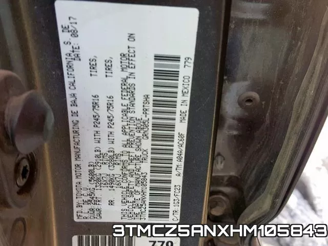 3TMCZ5ANXHM105843 фото 2