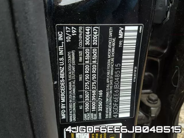 4JGDF6EE6JB048515 фото 2