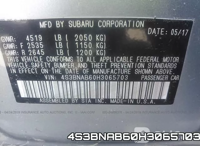 4S3BNAB60H3065703 фото 10