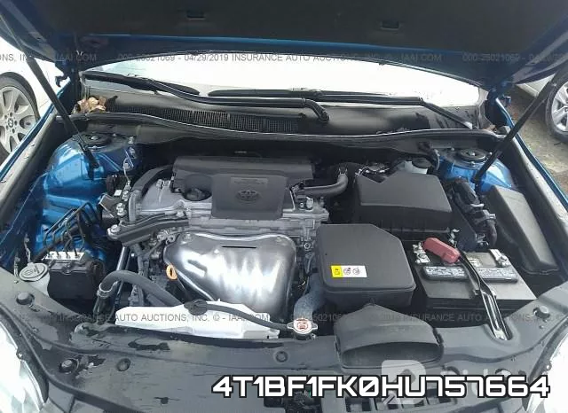 4T1BF1FK0HU757664 фото 2