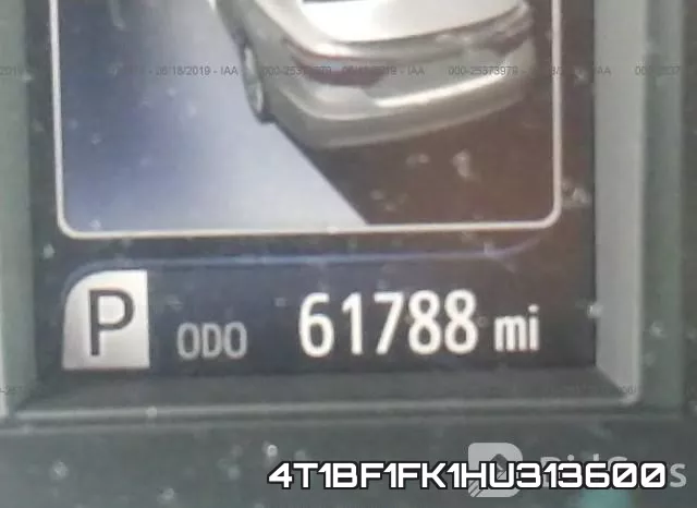 4T1BF1FK1HU313600 фото 8