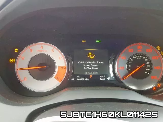 5J8TC1H60KL011425 фото 9