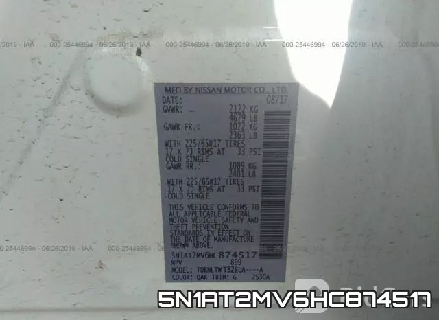 5N1AT2MV6HC874517 фото 10