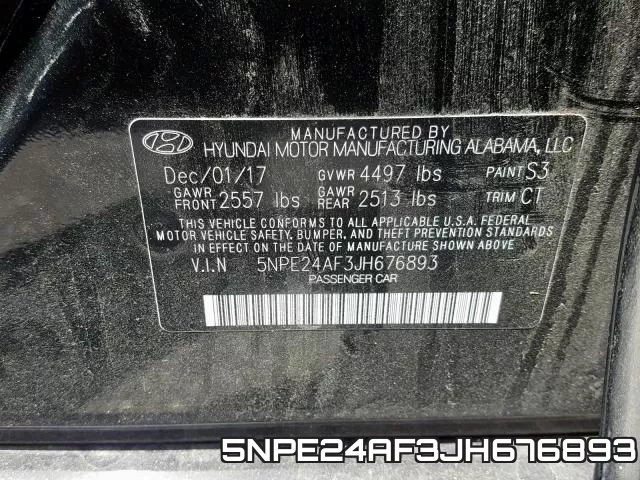 5NPE24AF3JH676893 фото 2