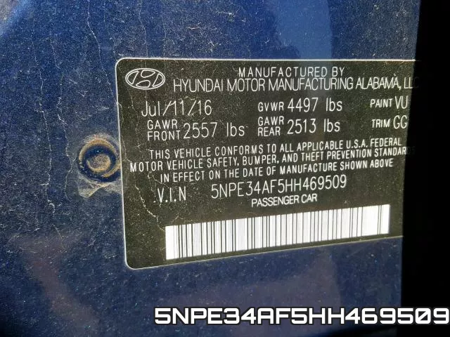 5NPE34AF5HH469509 фото 2