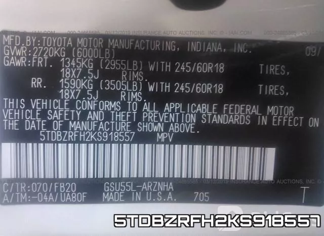 5TDBZRFH2KS918557 фото 10