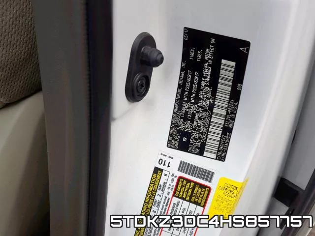 5TDKZ3DC4HS857757 фото 2