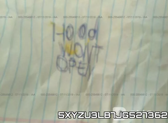 5XYZU3LB7JG527362 фото 2