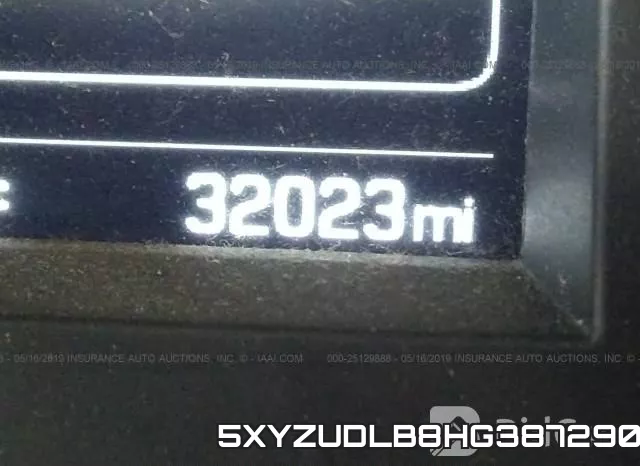 5XYZUDLB8HG387290 фото 8