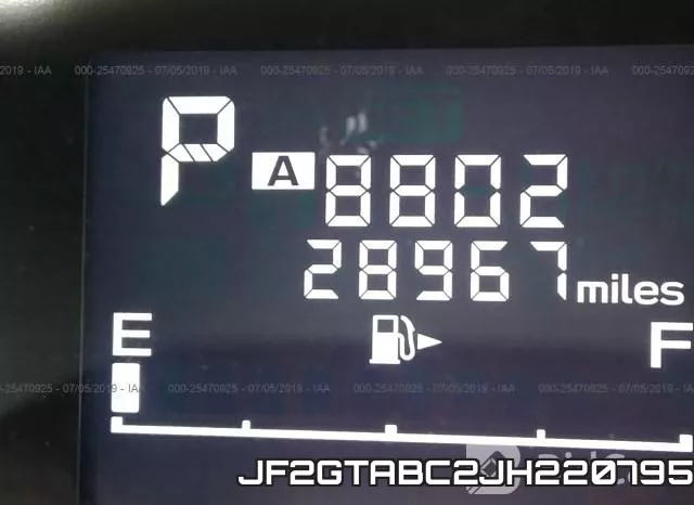 JF2GTABC2JH220795 фото 8