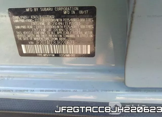 JF2GTACC8JH220623 фото 10