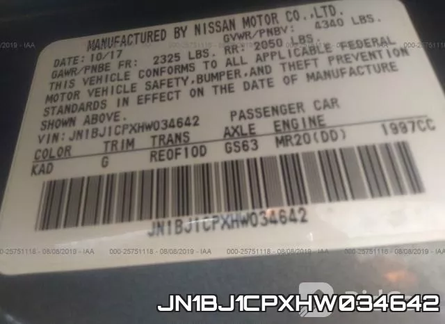 JN1BJ1CPXHW034642 фото 10