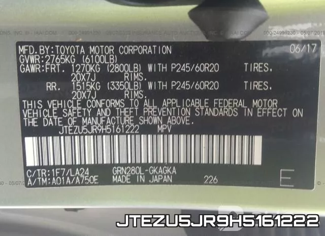 JTEZU5JR9H5161222 фото 10