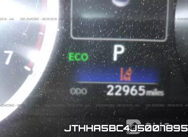 JTHHA5BC4J5007895 фото 8