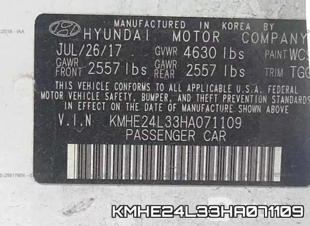 KMHE24L33HA071109 фото 10