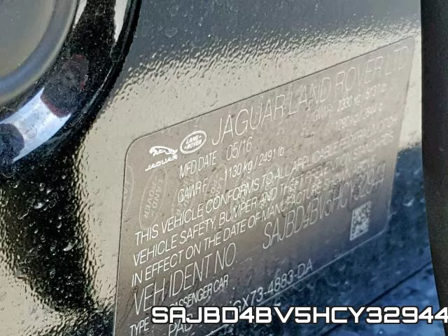 SAJBD4BV5HCY32944 фото 2