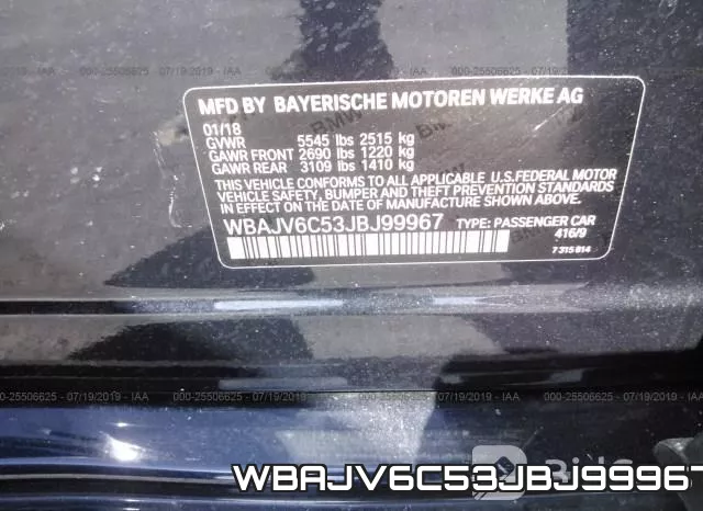 WBAJV6C53JBJ99967 фото 10
