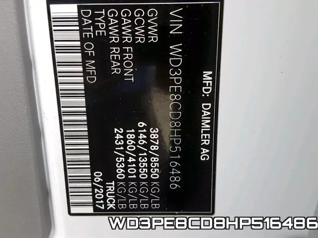 WD3PE8CD8HP516486 фото 2