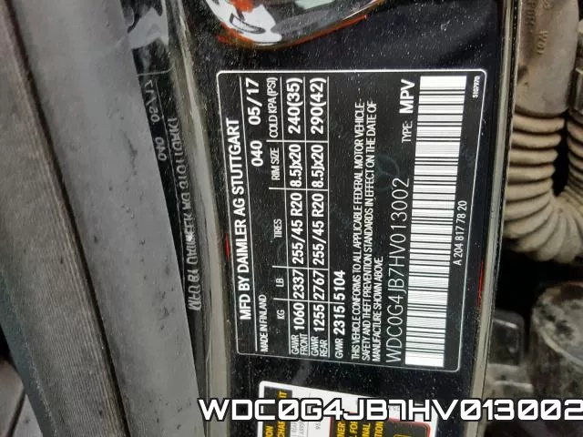 WDC0G4JB7HV013002 фото 2