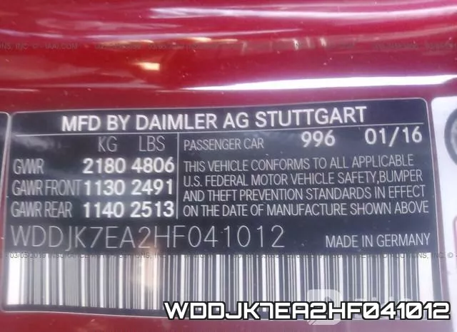 WDDJK7EA2HF041012 фото 10