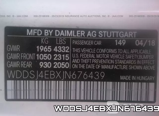 WDDSJ4EBXJN676439 фото 10