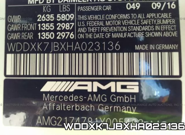 WDDXK7JBXHA023136 фото 10