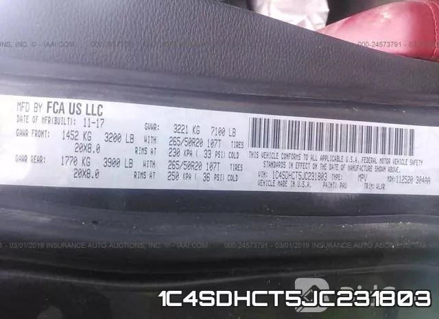 1C4SDHCT5JC231803 фото 10