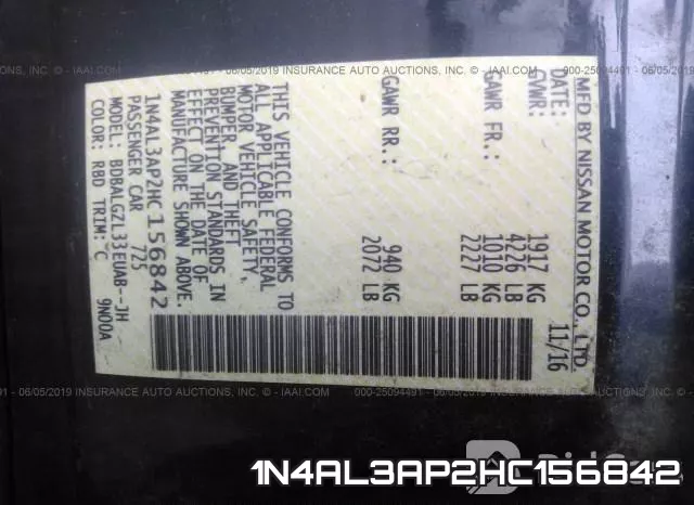 1N4AL3AP2HC156842 фото 10