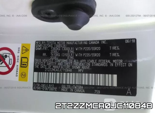 2T2ZZMCA0JC110848 фото 10