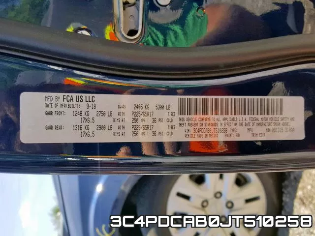 3C4PDCAB0JT510258 фото 2