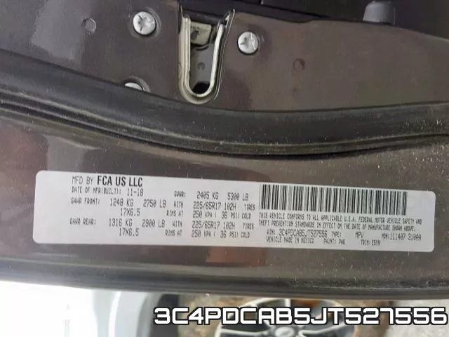 3C4PDCAB5JT527556 фото 2