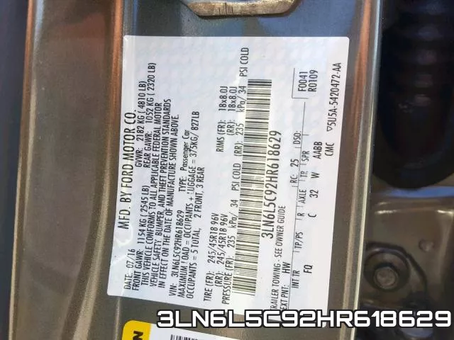 3LN6L5C92HR618629 фото 2