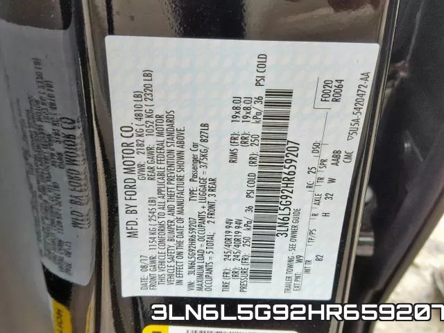 3LN6L5G92HR659207 фото 2