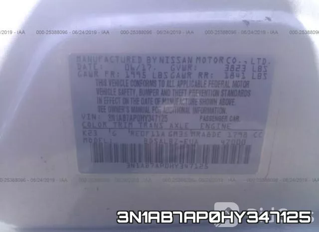 3N1AB7AP0HY347125 фото 10