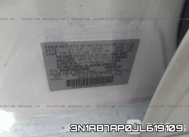 3N1AB7AP0JL619109 фото 10