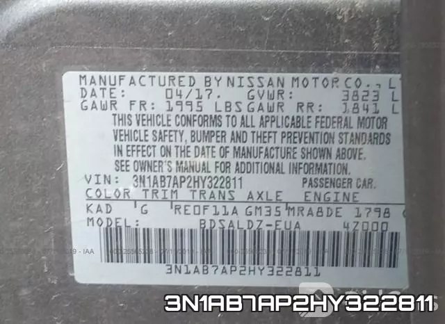 3N1AB7AP2HY322811 фото 10