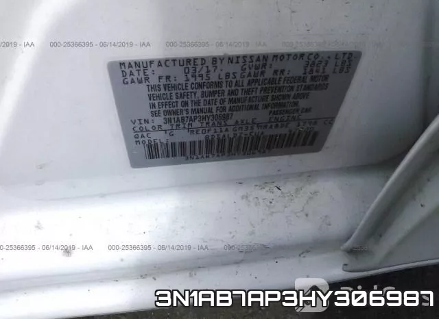 3N1AB7AP3HY306987 фото 10