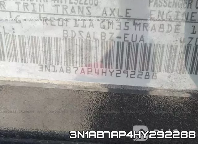 3N1AB7AP4HY292288 фото 10