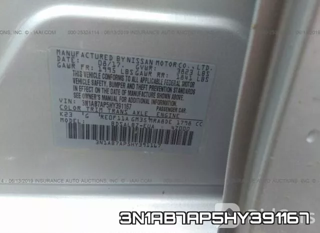 3N1AB7AP5HY391167 фото 9