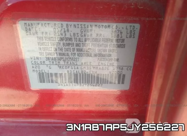 3N1AB7AP5JY256227 фото 10