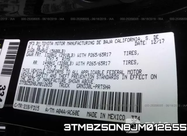3TMBZ5DN8JM012655 фото 10
