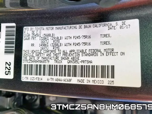 3TMCZ5AN8HM068579 фото 2