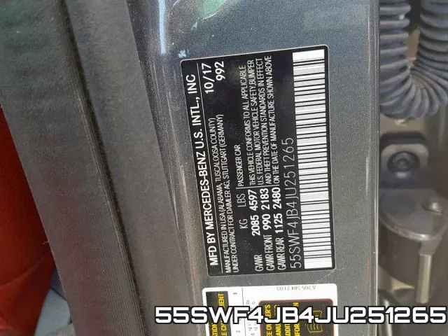 55SWF4JB4JU251265 фото 2