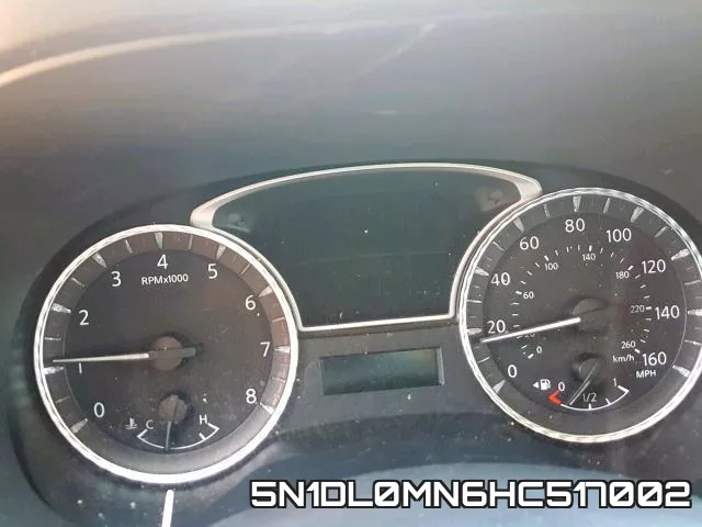5N1DL0MN6HC517002 фото 9