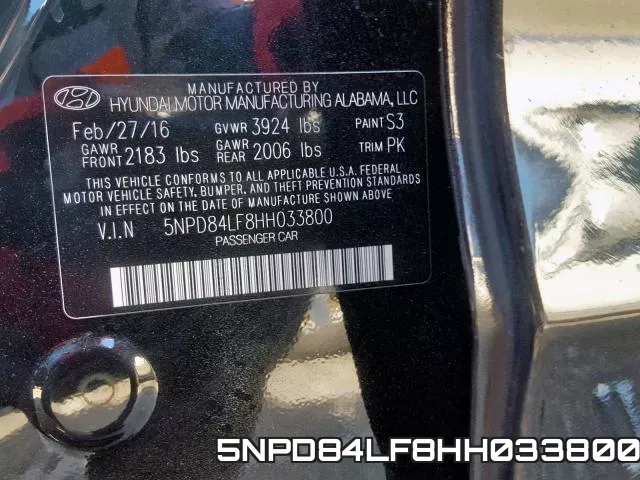 5NPD84LF8HH033800 фото 2