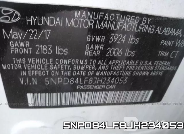 5NPD84LF8JH234053 фото 10