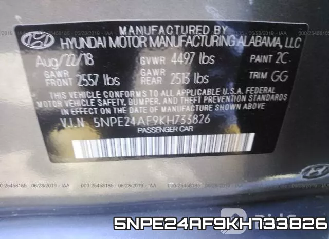 5NPE24AF9KH733826 фото 10