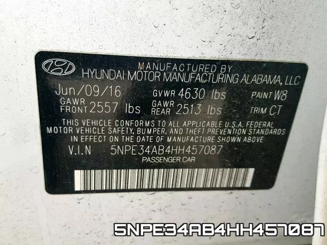5NPE34AB4HH457087 фото 2